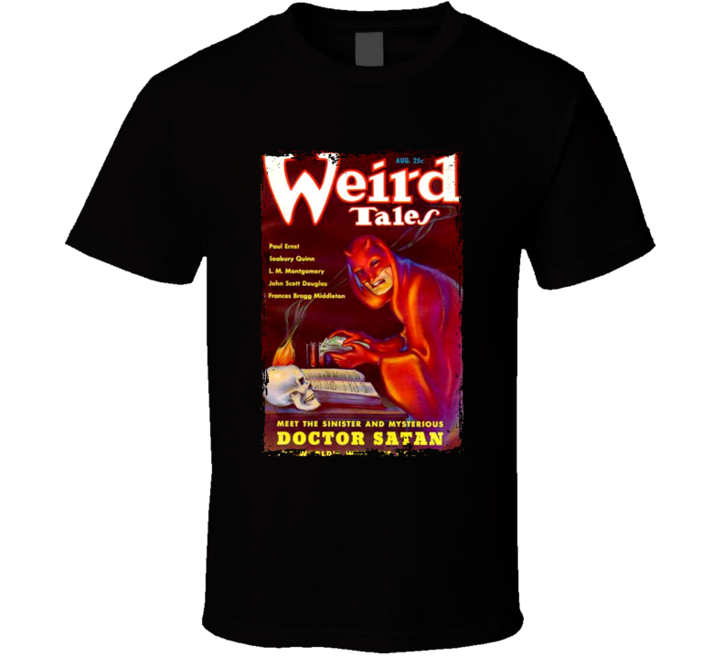 Weird Tales Doctor Satan T Shirt