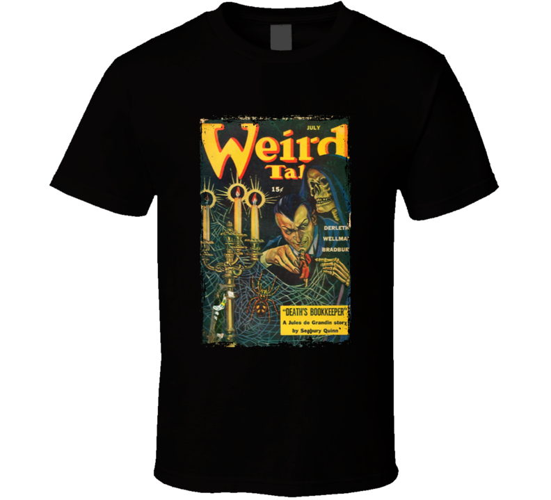 Weird Tales Death's Bookkeeper T Shirt