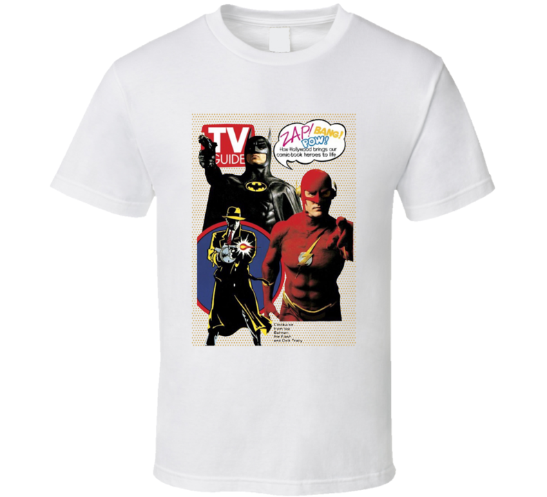 Batman The Flash Dick Tracy Tv T Shirt