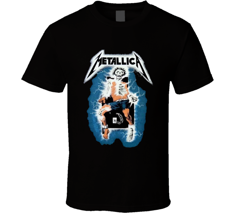 Ride The Lightning Heavy Metal Music Fan T Shirt