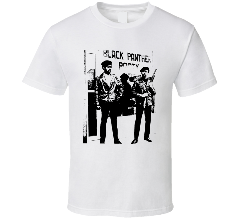 Black Panther Party Members On Guard T Shirt