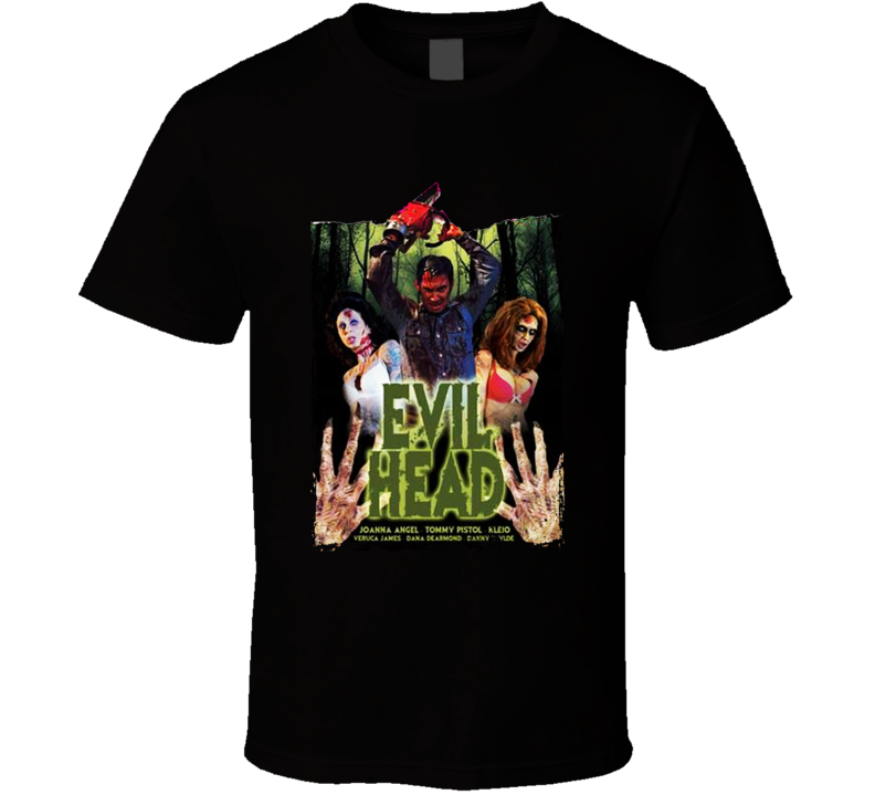 Evil Head Adult Horror Film T Shirt