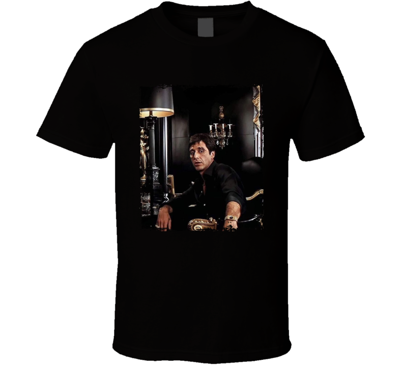 Tony Montana Al Pacino Scarface Movie Fan T Shirt