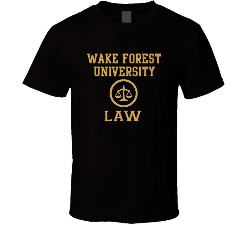 Wake Forest University Law School Graduate T Shirt