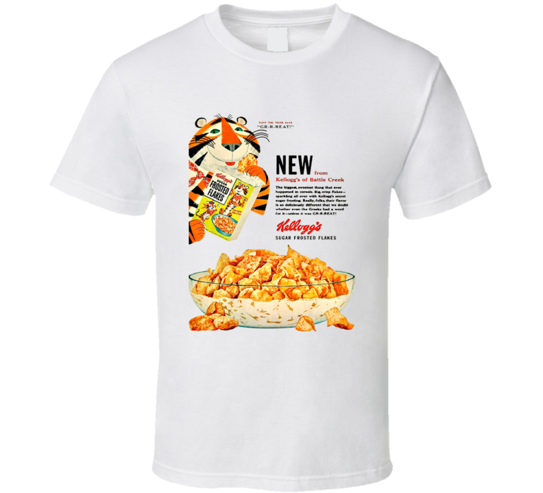 Frosted Flakes Tony The Tiger Says They're Gr-r-reat T Shirt