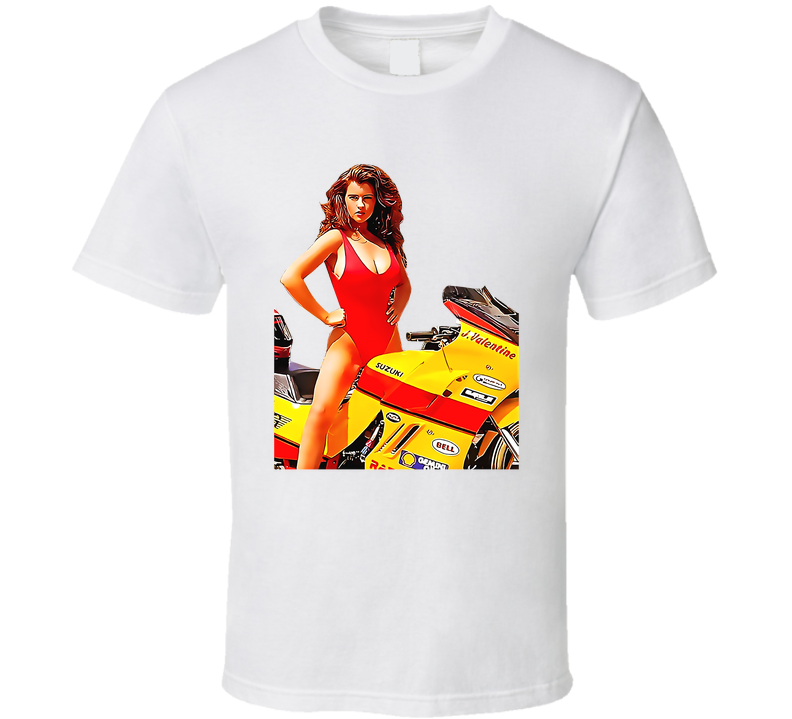 Gail Mckenna 80s Glamour Model Actress Fan T Shirt