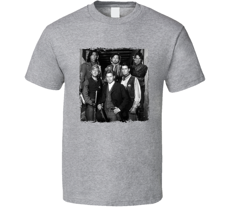 Young Guns 80s Western Cast Photo Movie Fan T Shirt