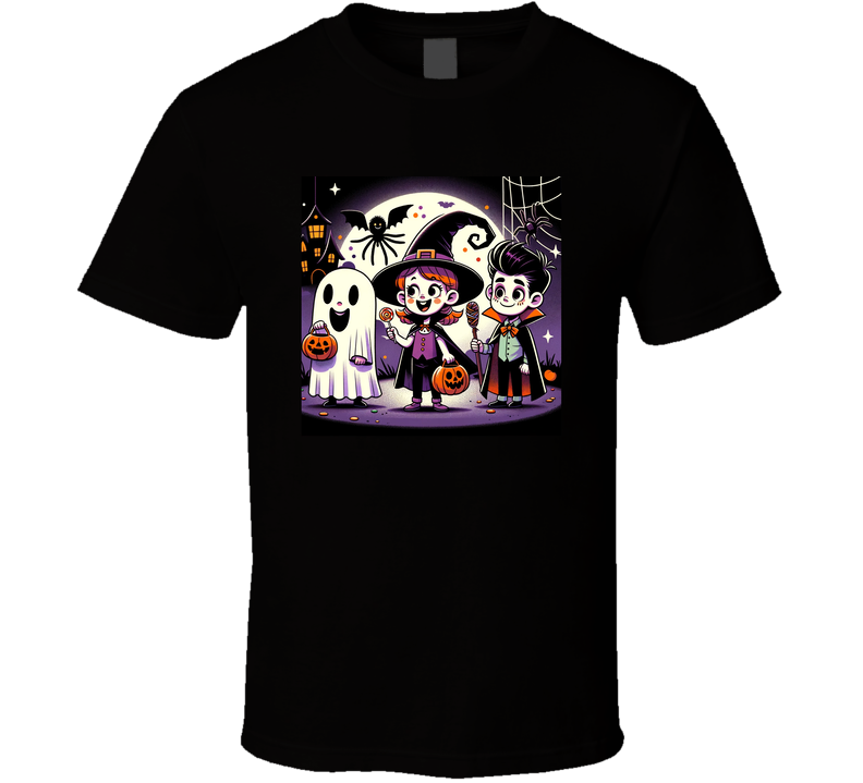 Halloween Fun Ghost Witch Vampire T Shirt
