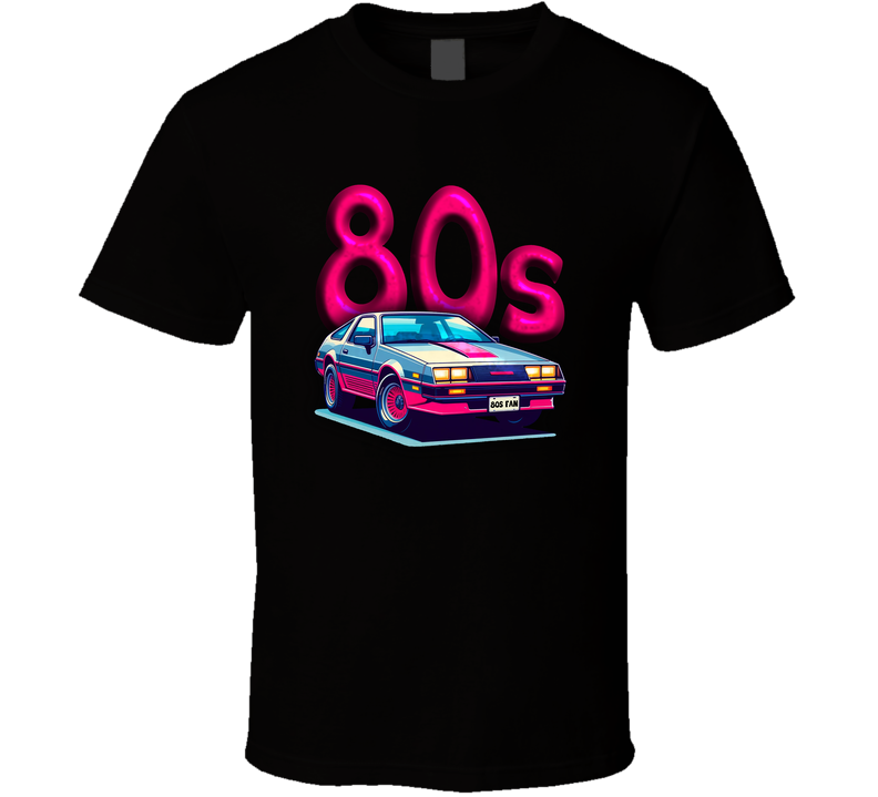 1980s Car Style Fan T Shirt