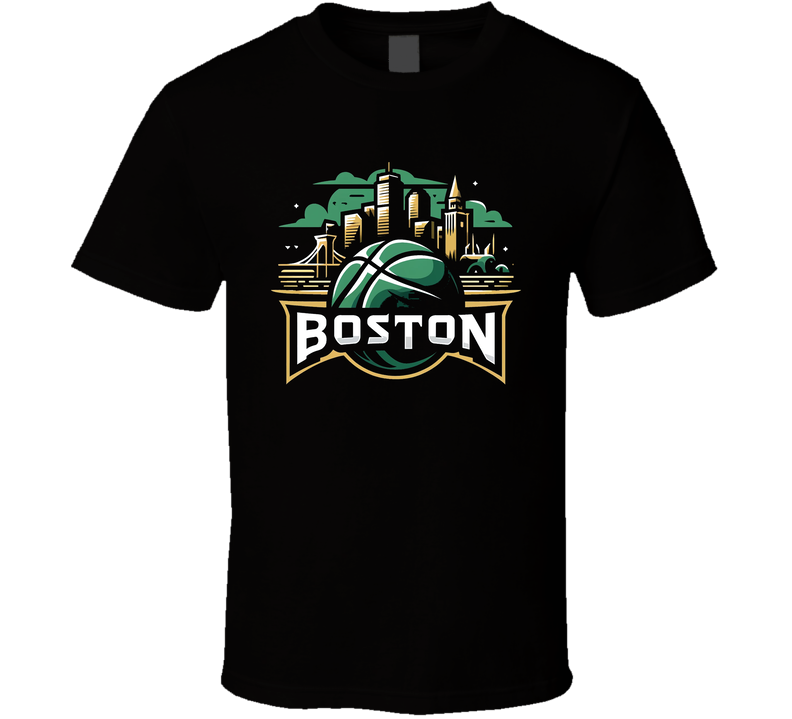 Boston Basketball Logo Fan T Shirt