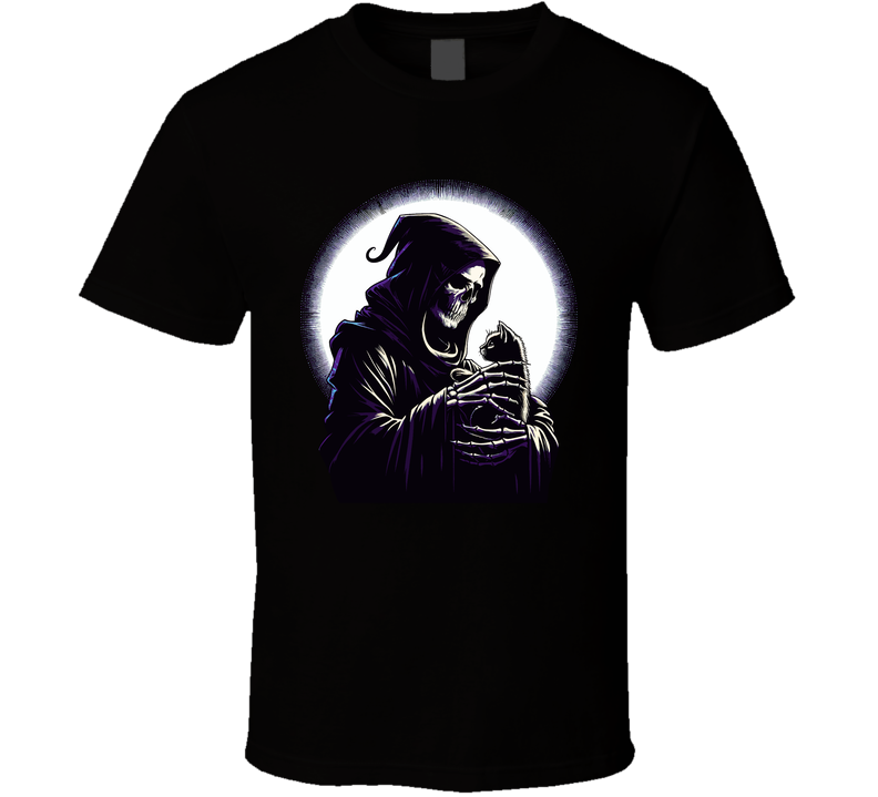 Grim Reaper's Kitten Cat Lover T Shirt