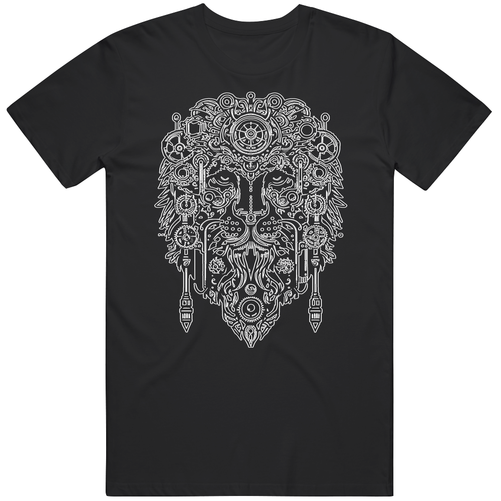 King Of The Steampunk Lion Fantasy T Shirt