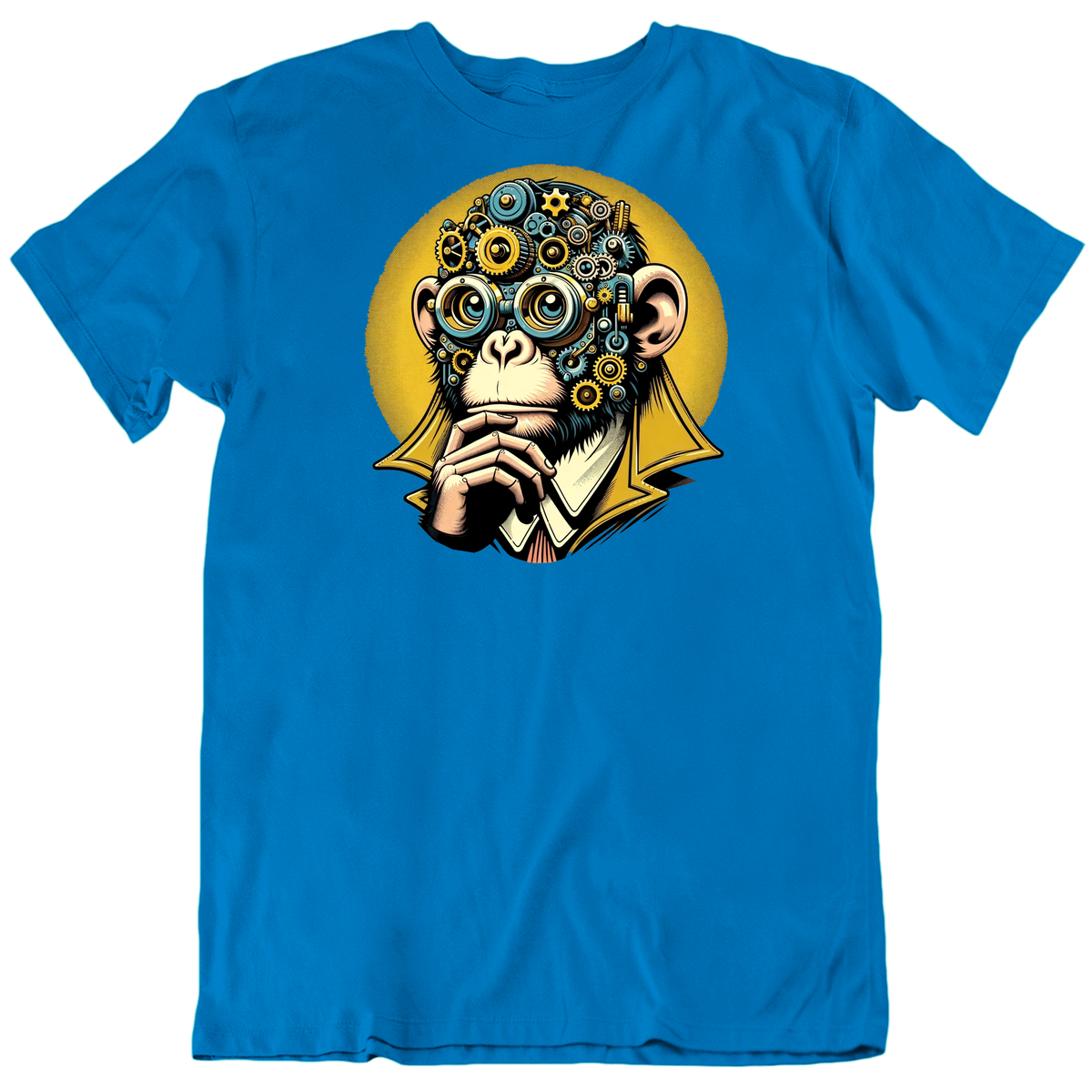 Steampunk Wise Monkey Fantasy T Shirt