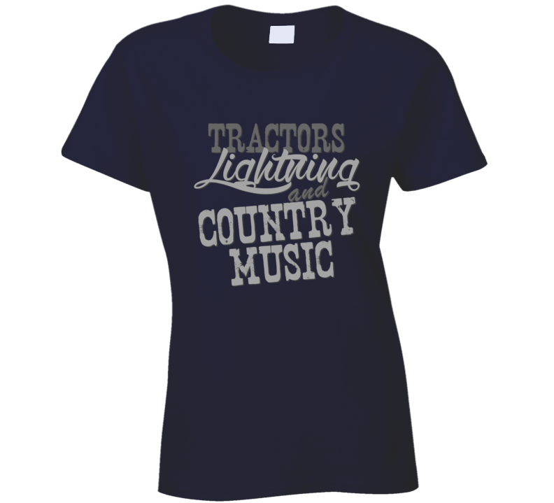 Tractors Lightning & Country Music Fan T Shirt