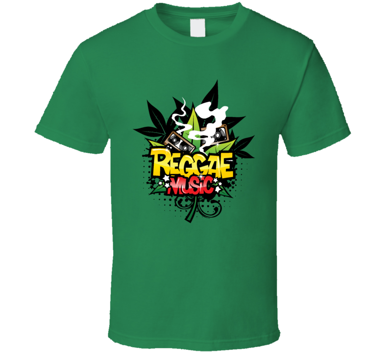 Reggae Music Jamaica Caribbean Vacation T Shirt