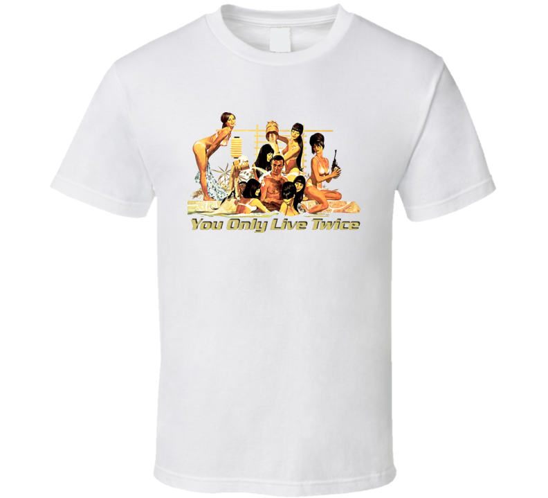 You Only Live Twice 007 James Bond Movie T Shirt