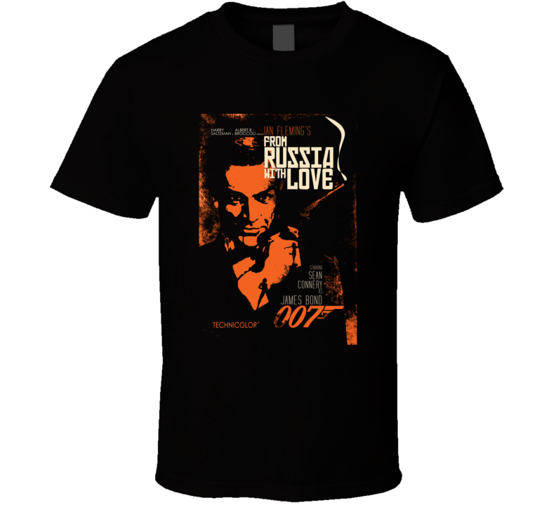  James Bond From Russia With Love 007 Movie Fans Only T shirt
