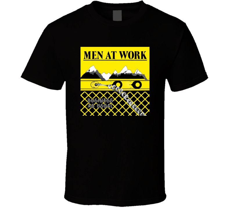 Men At Work Business As Usual Music Fan T Shirt