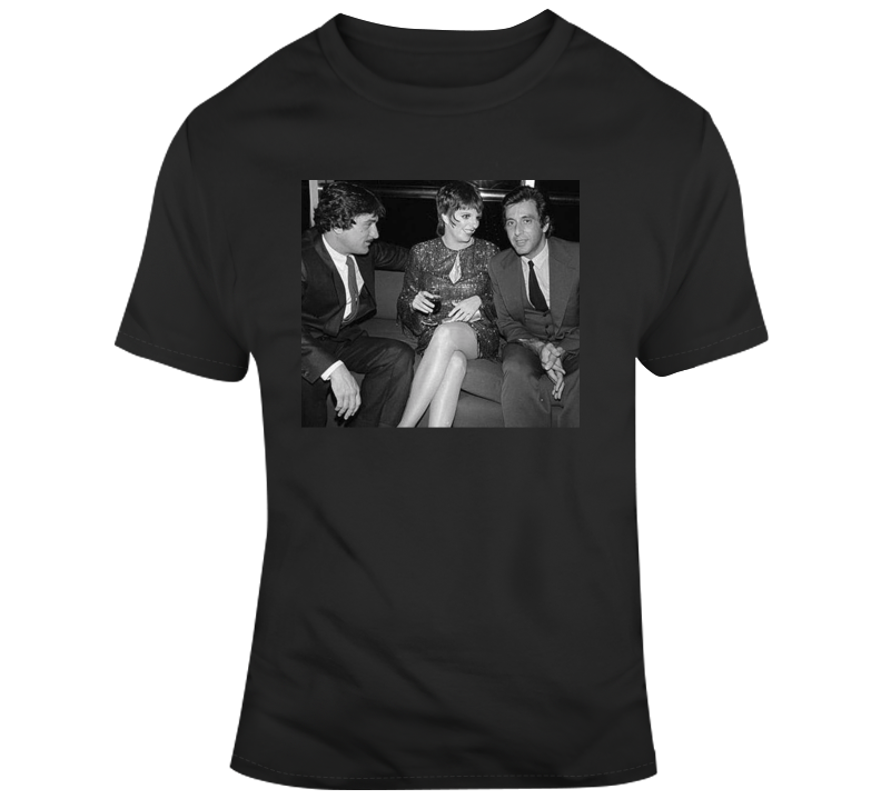 Deniro Pacino Minelli 70s Cool Hip Disco Movie Stars Celebrity T Shirt