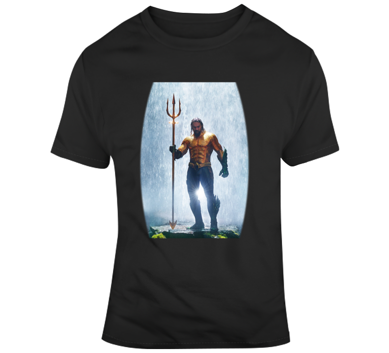 Aquaman Jason Mamoa Superhero Dc Movie Fan T Shirt