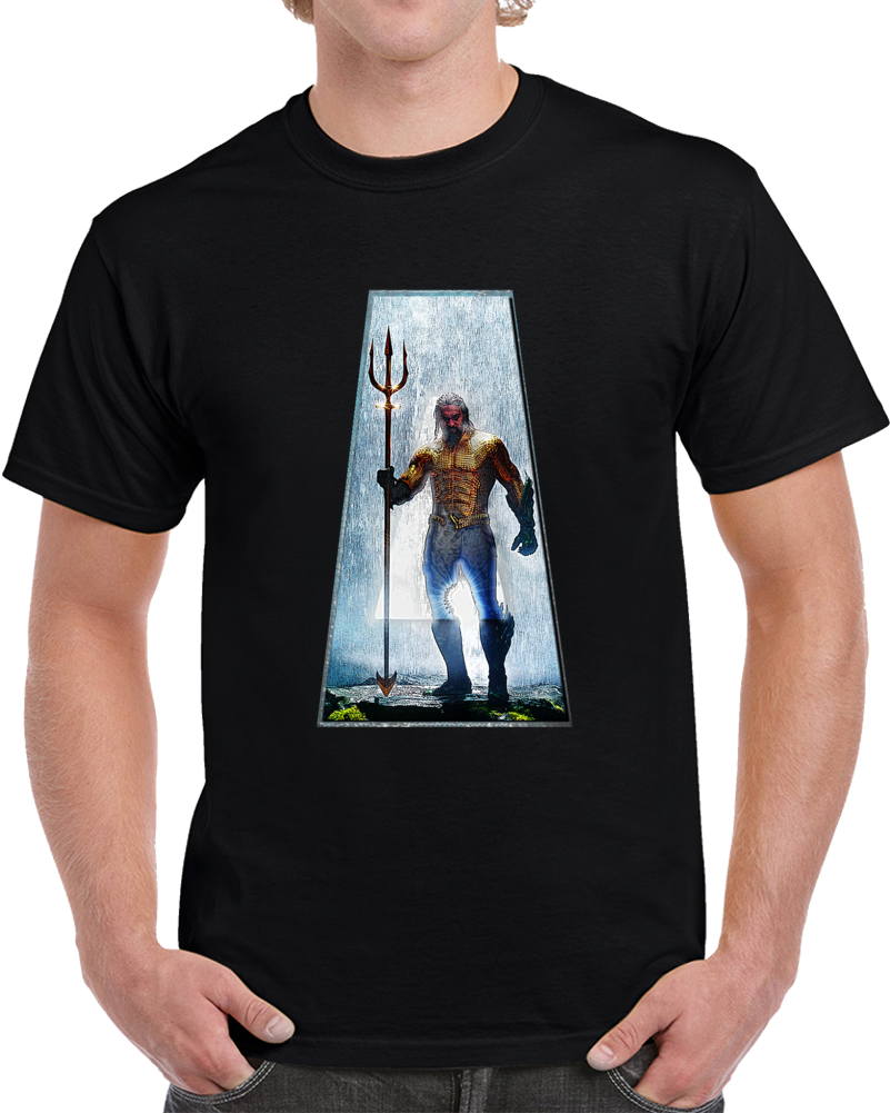 Aquaman Jason Mamoa Superhero Dc Movie Fanboy T Shirt