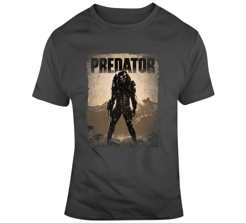 Predator Alien Movie Icon Villain 80s Fan T Shirt