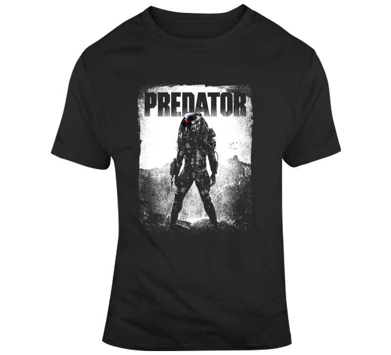 Predator Alien Movie Icon Villain 80s Retro T Shirt