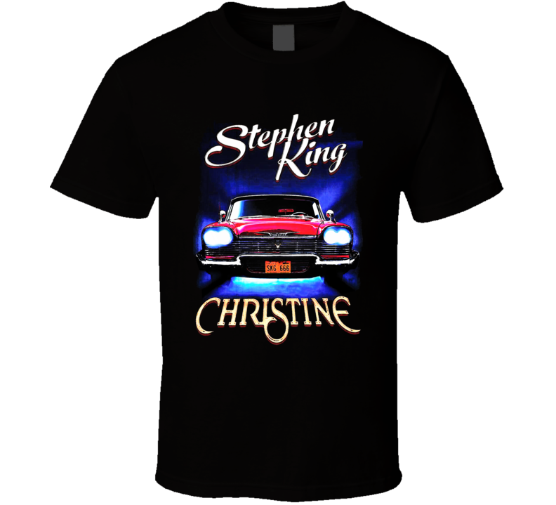 Christine Stephen King Master Horror Legend Book Movie Fan T Shirt