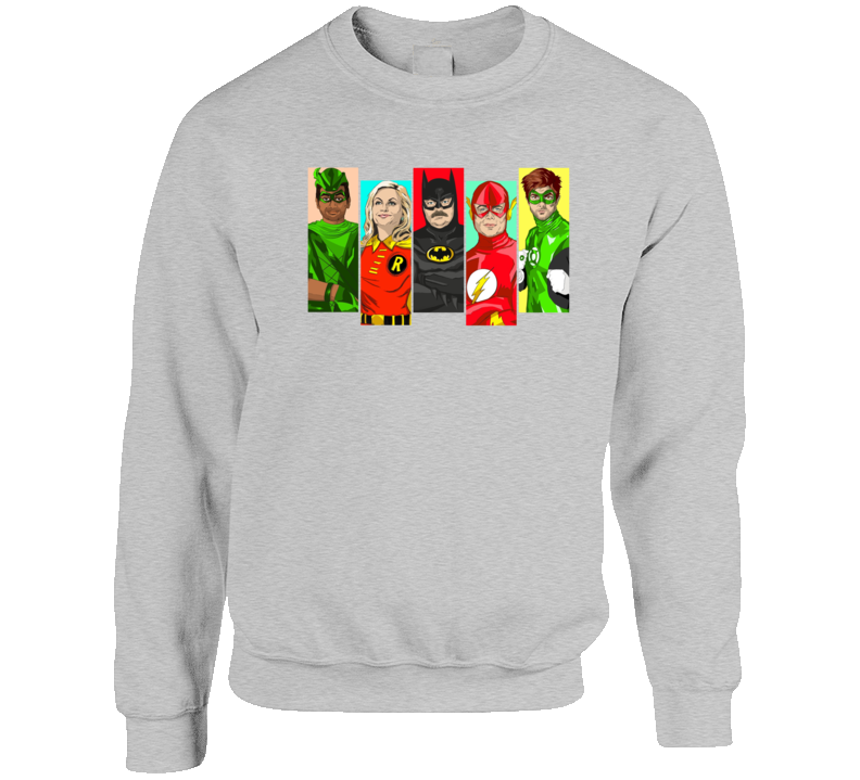 Parks And Recreation Funny Parody Superhero Fan Crewneck Sweater T Shirt