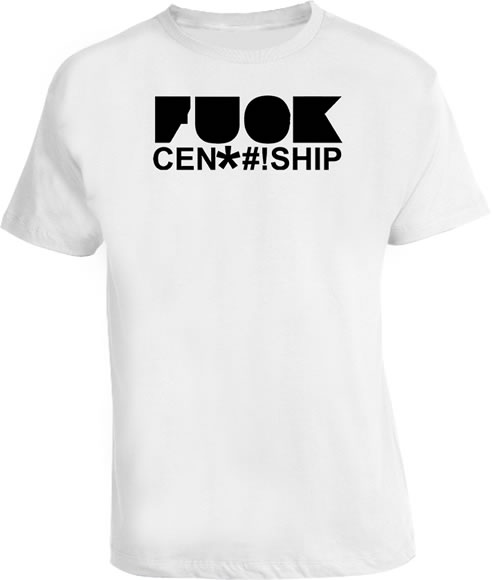 Screw Censorship funny t shirt