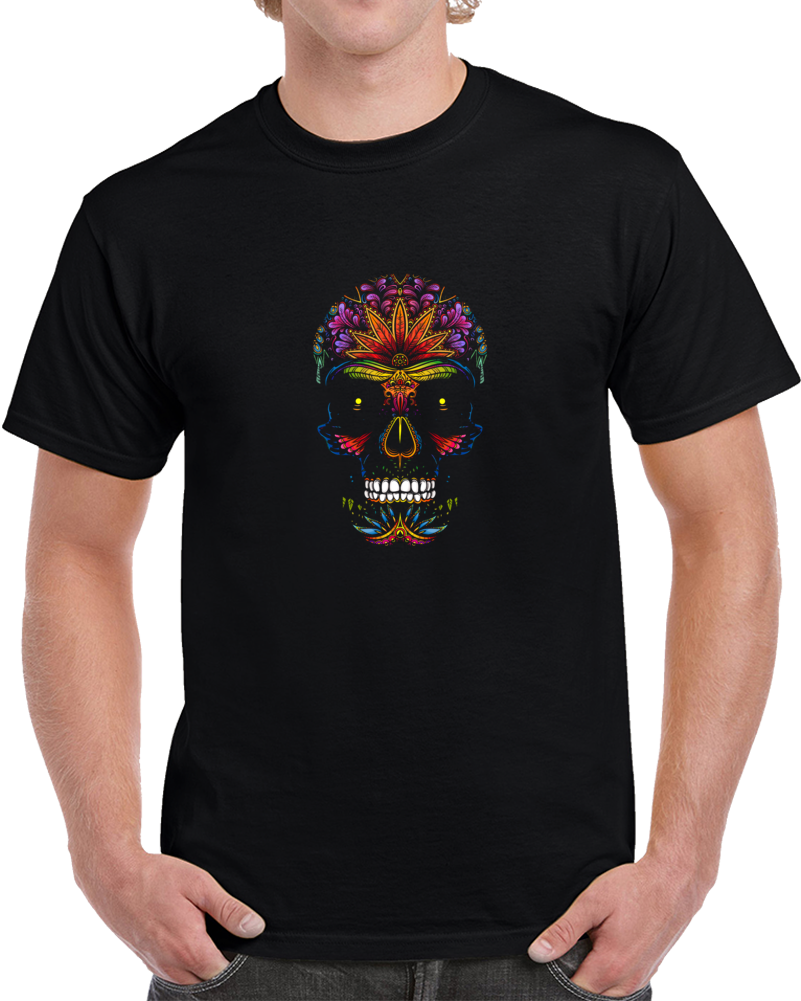 Skull Hippie T Shirt