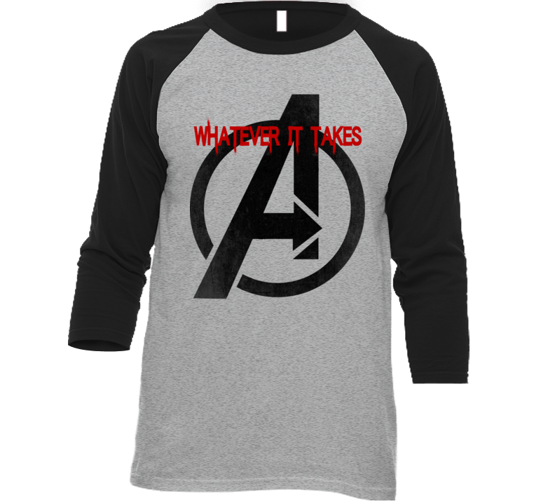 Avengers Endgame Whatever It Takes Raglan Baseball T Shirt