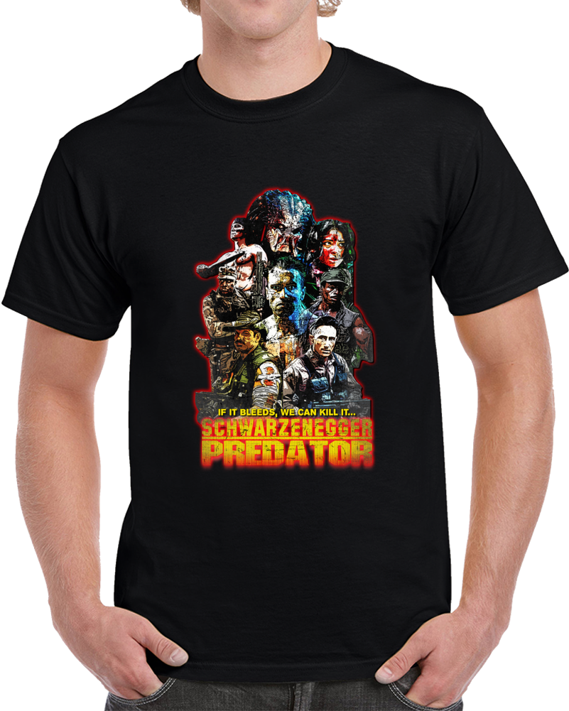 Predator Fan Poster Movie T Shirt