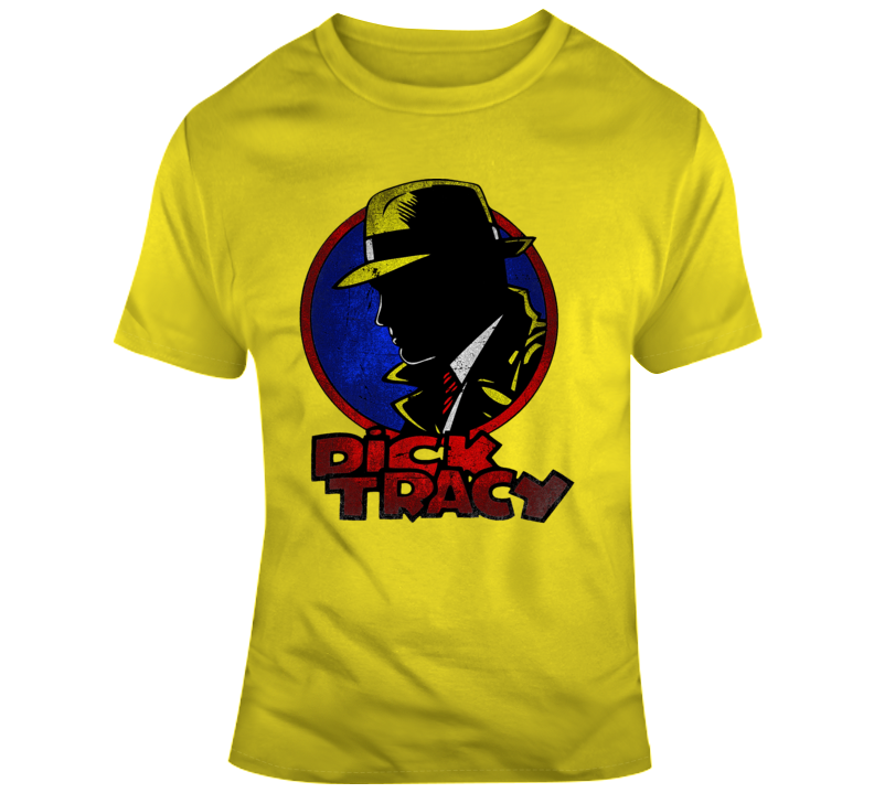 Dick Tracy Comic Hero Movie Vintage Design Fan Request T Shirt T Shirt