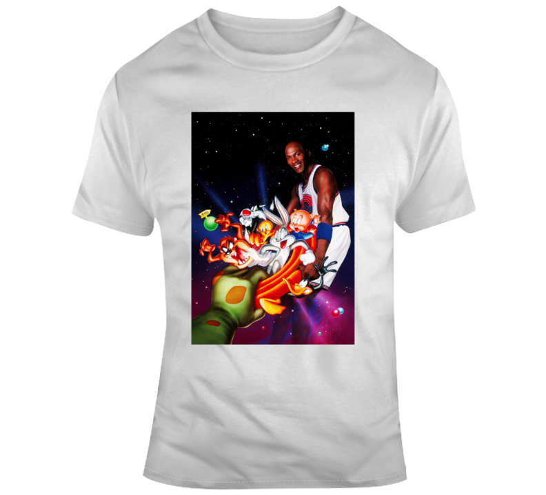 Space Jam Jordan Cartoon Movie 90s Fan T Shirt T Shirt