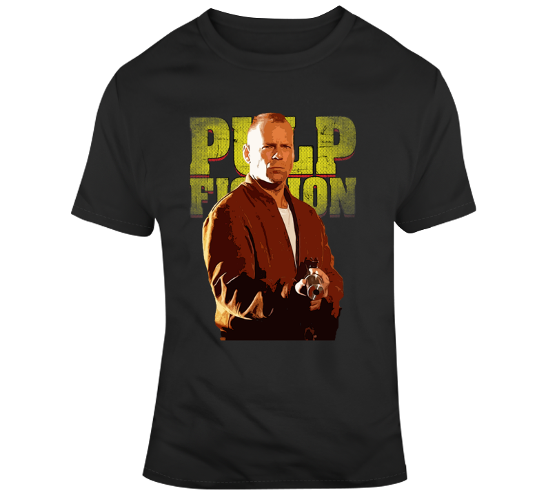 Butch Pulp Fiction Fan Bruce Willis Movie T Shirt