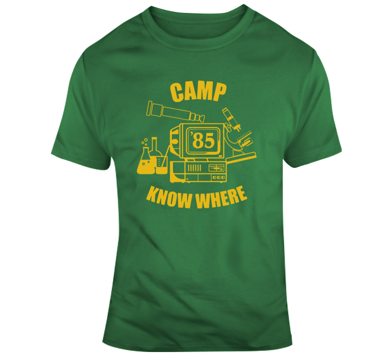 Camp Know Where Stranger Things Netflix Fan Tv Show T Shirt