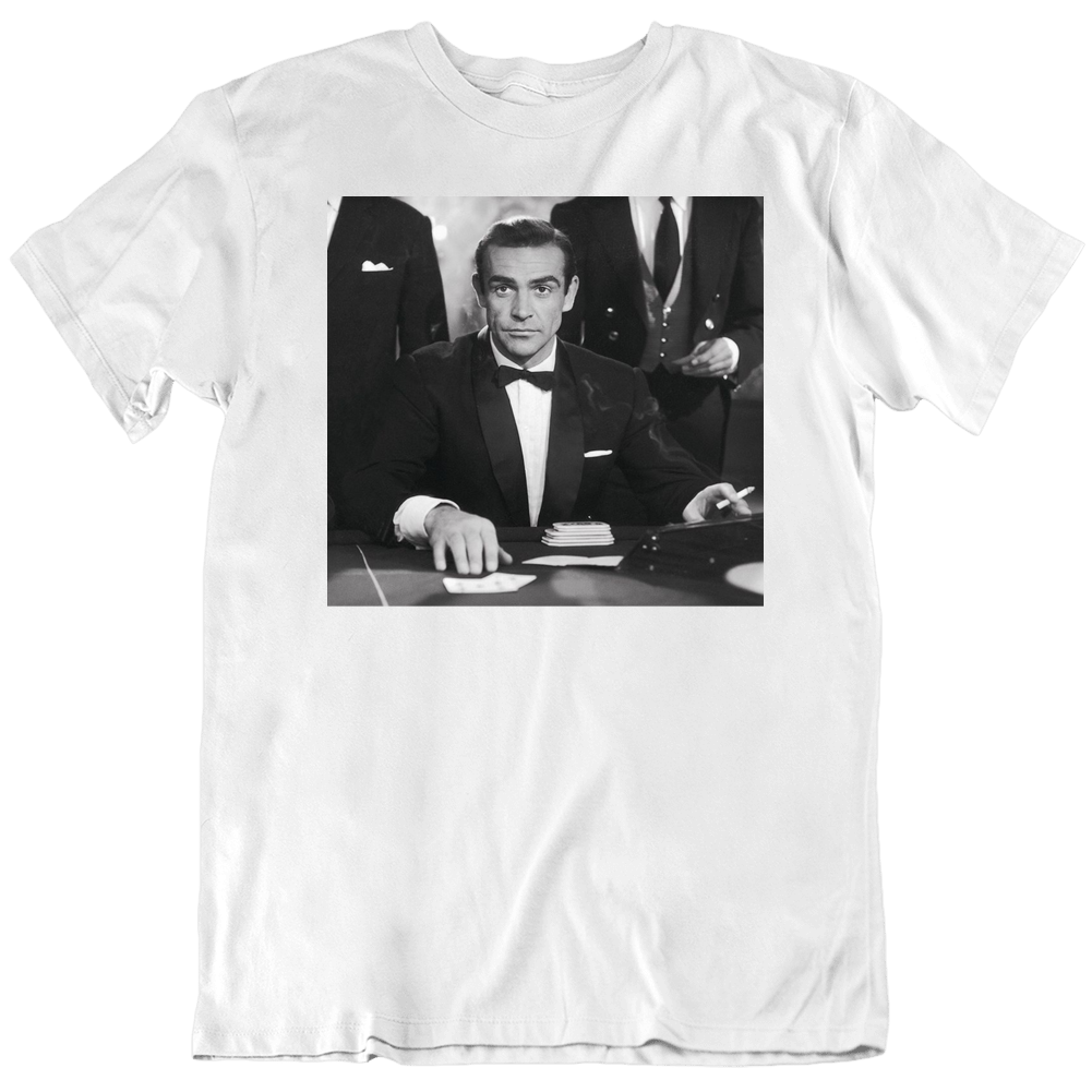 James Bond Sean Connery Icon Movie Fan T Shirt