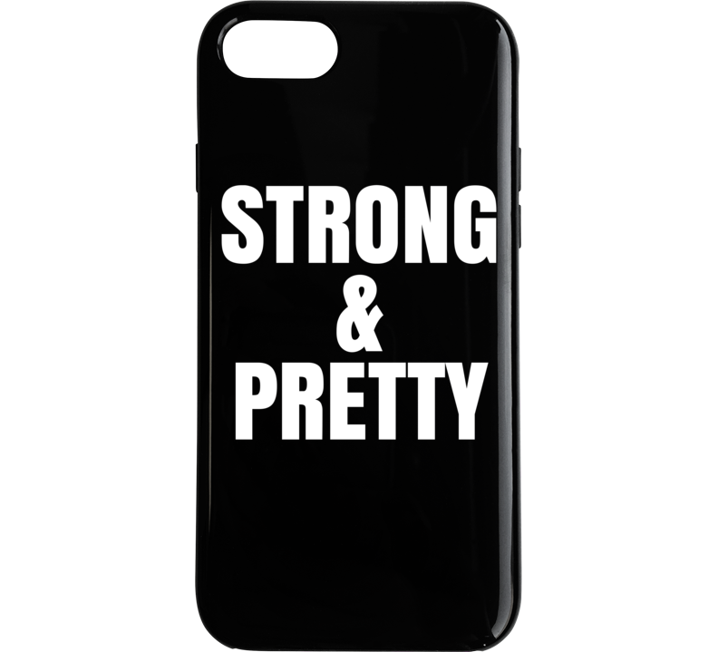 Strong & Pretty Gym Wear Gear Workout Phone Case