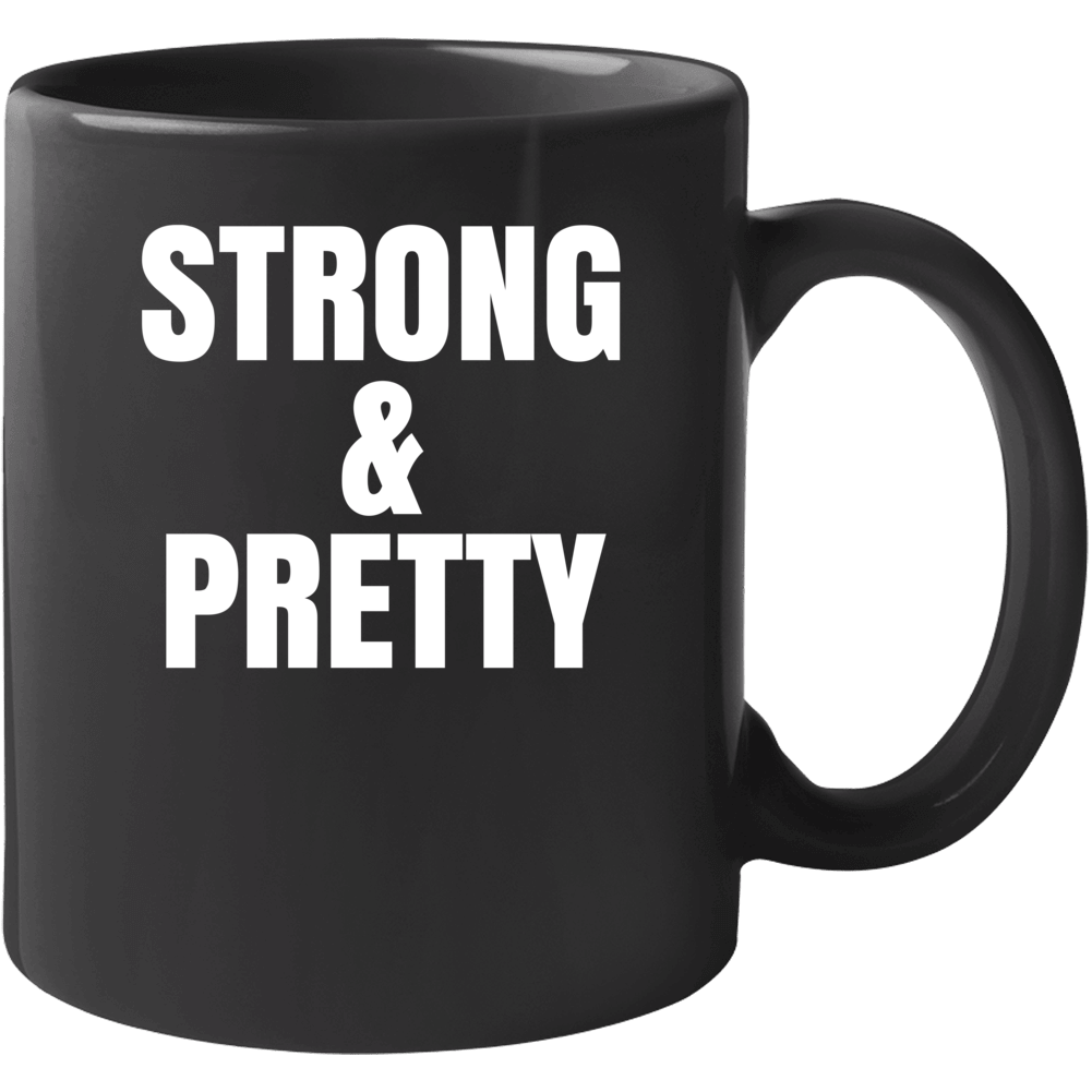 Strong & Pretty Gym Wear Gear Workout Mug