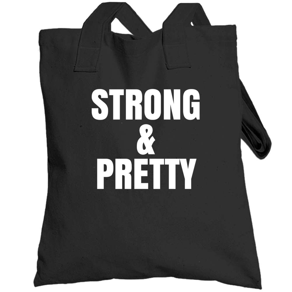 Strong & Pretty Gym Wear Gear Workout Totebag