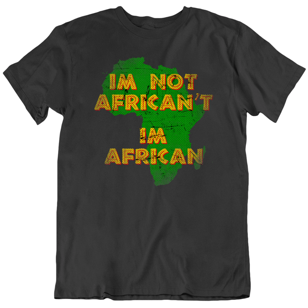I'm African Proud Black Hip Hop T Shirt
