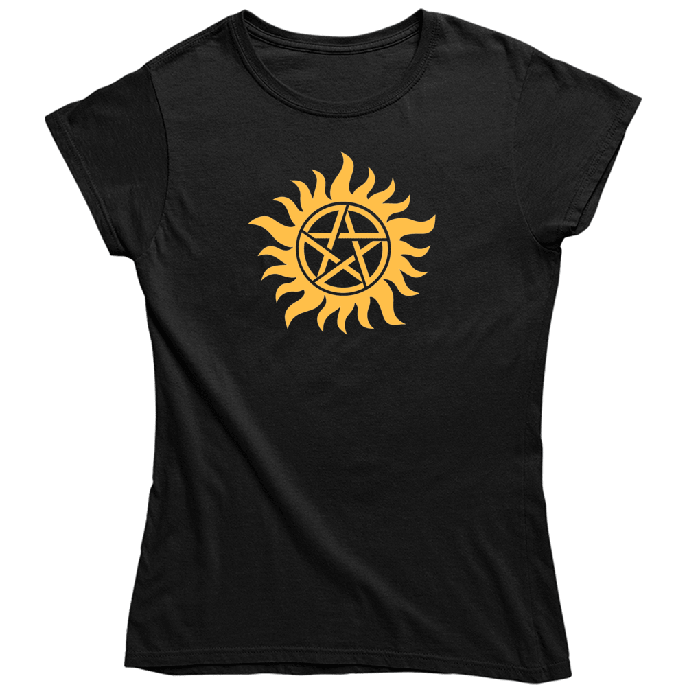 Supernatural Anti Possession Symbol Ladies T Shirt