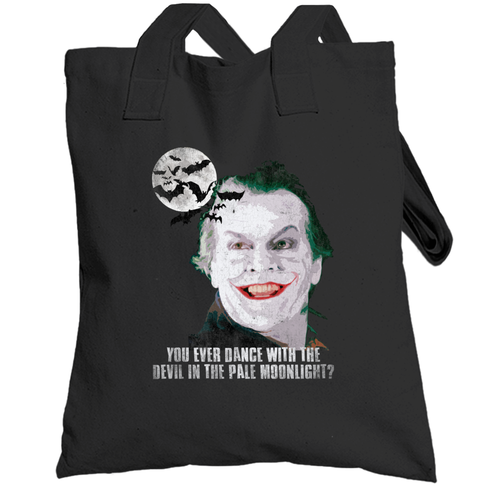 Joker Batman Jack Nicholson Quote Parody Funny Fan Totebag