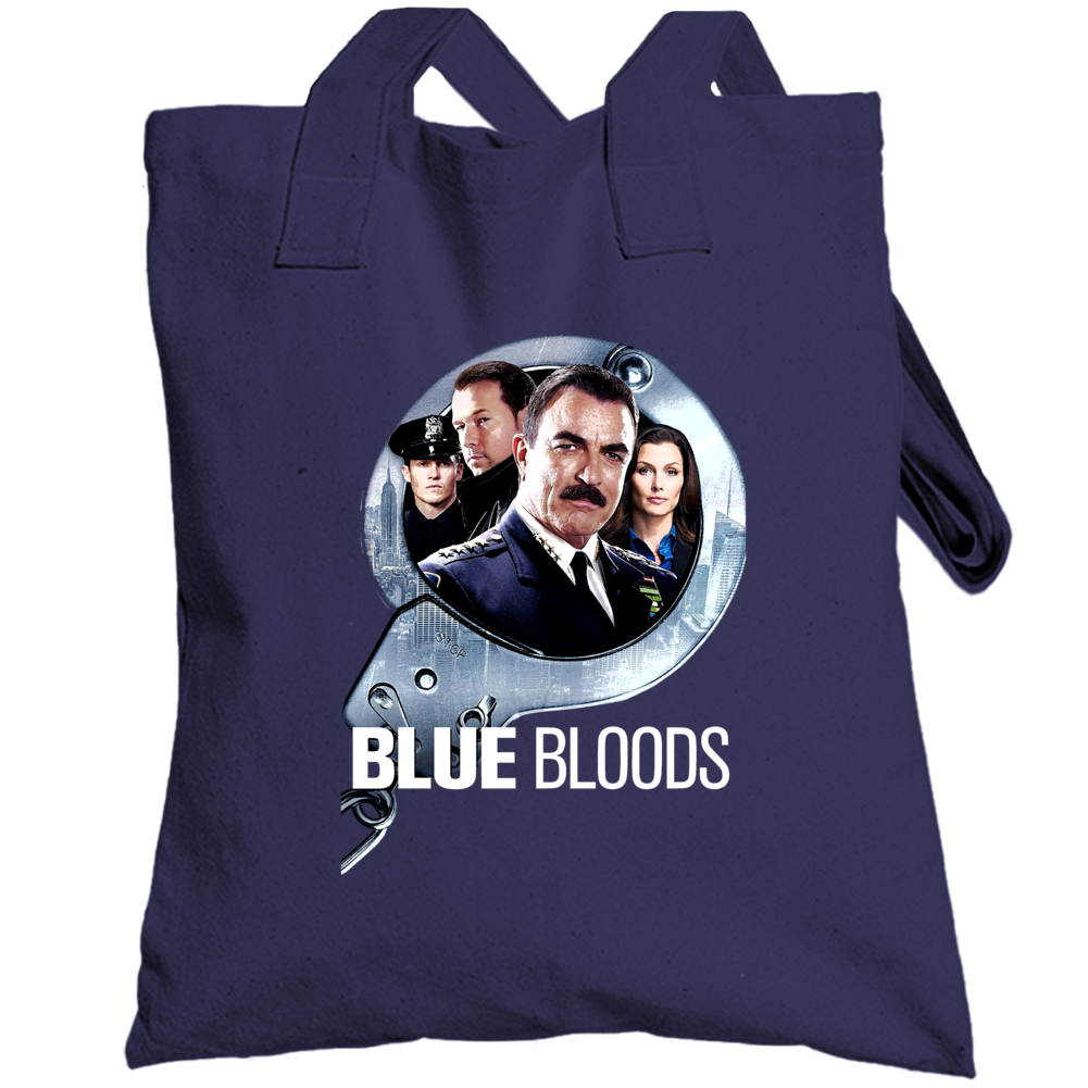 Blue Bloods Tom Selleck Donnie Walberg Cop Tv Fan Totebag