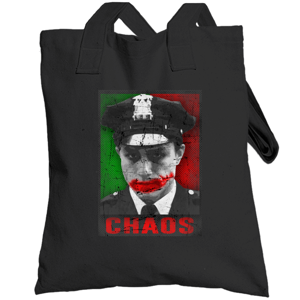 Joker Heath Ledger Chaos Parody Obama Style Poster Cool Totebag