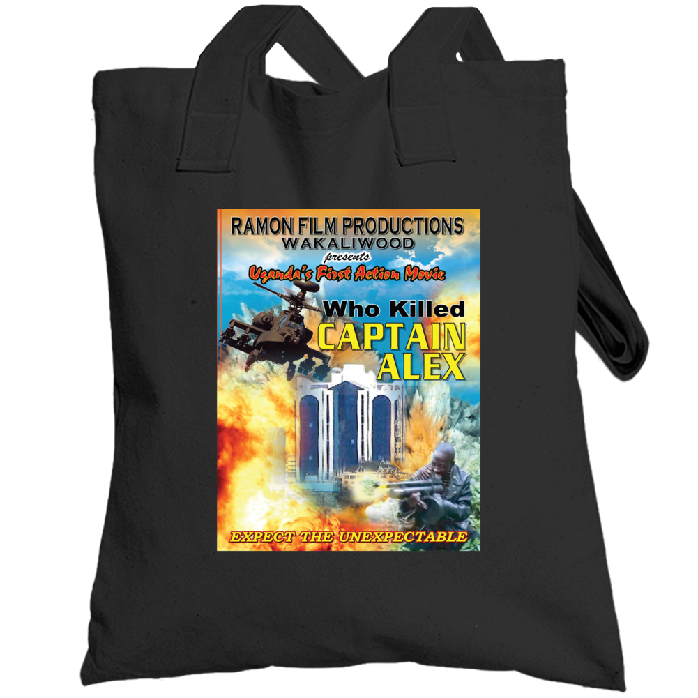 Who Killed Captain Alex Ugandan Funny Action Movie Fan Totebag