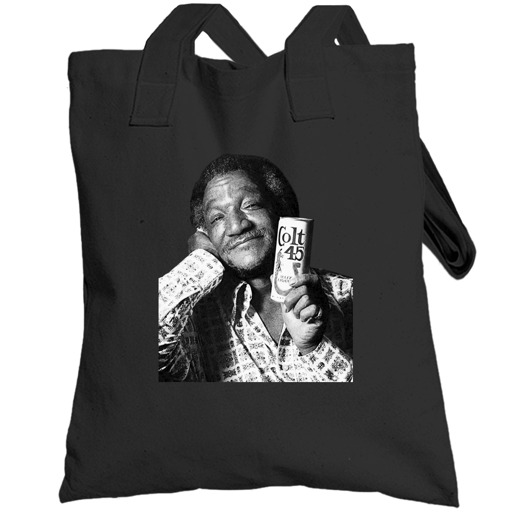 Redd Foxx Colt 45 70s Beer Tv Funny Totebag