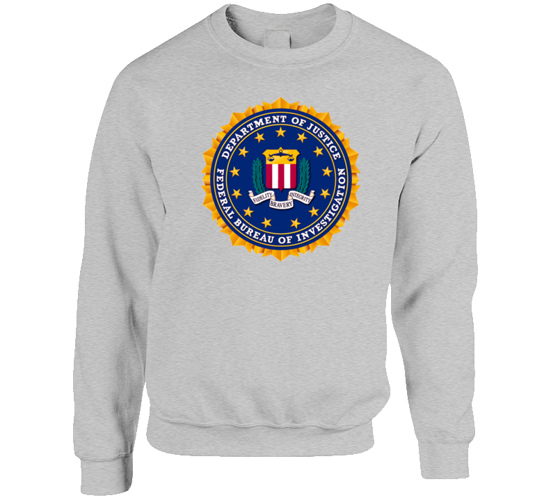 Fbi Training Police Gym Usa Crewneck Sweatshirt