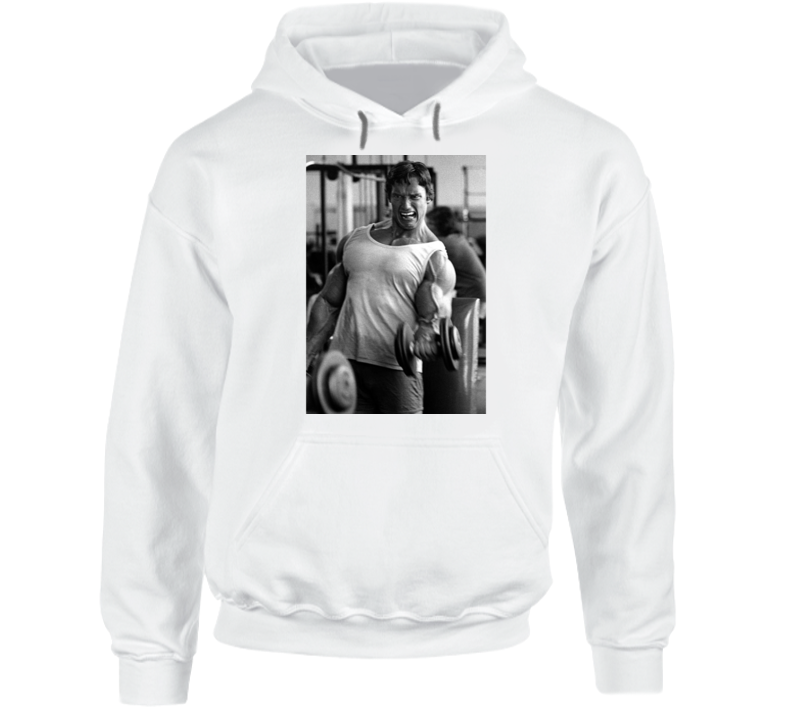 Arnold Schwarzenegger Gym Motivation Champion Legend Hoodie